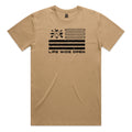 Freedom Outdoors Khaki Tee Hoodie, Sweatshirt | CiraTrend.com (Image 1)