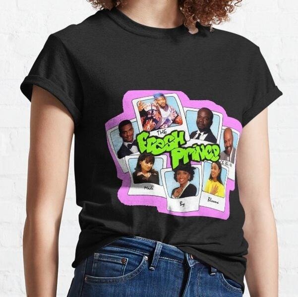 Fresh Prince Cast Graphic Tee Retro 90s Style Streetwear Hip Hop Vibe Shirt Hoodie, Sweatshirt | CiraTrend.com