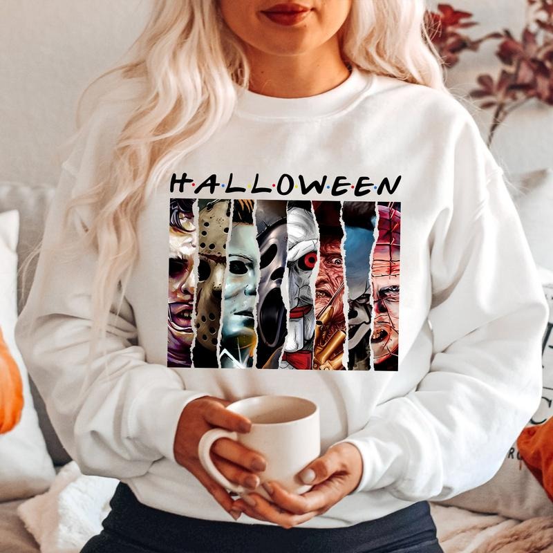 Friends Character H0rror Shirt, Halloween H0rror Characters Shirts, H0rror Movie Shirts Hoodie, Sweatshirt | CiraTrend.com