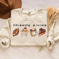 Friendsgiving Shirt, Turkey Thanksgiving Football Pumpkin Pie Tshirt, The One With All Thanksgivings Vintage T Shirt...