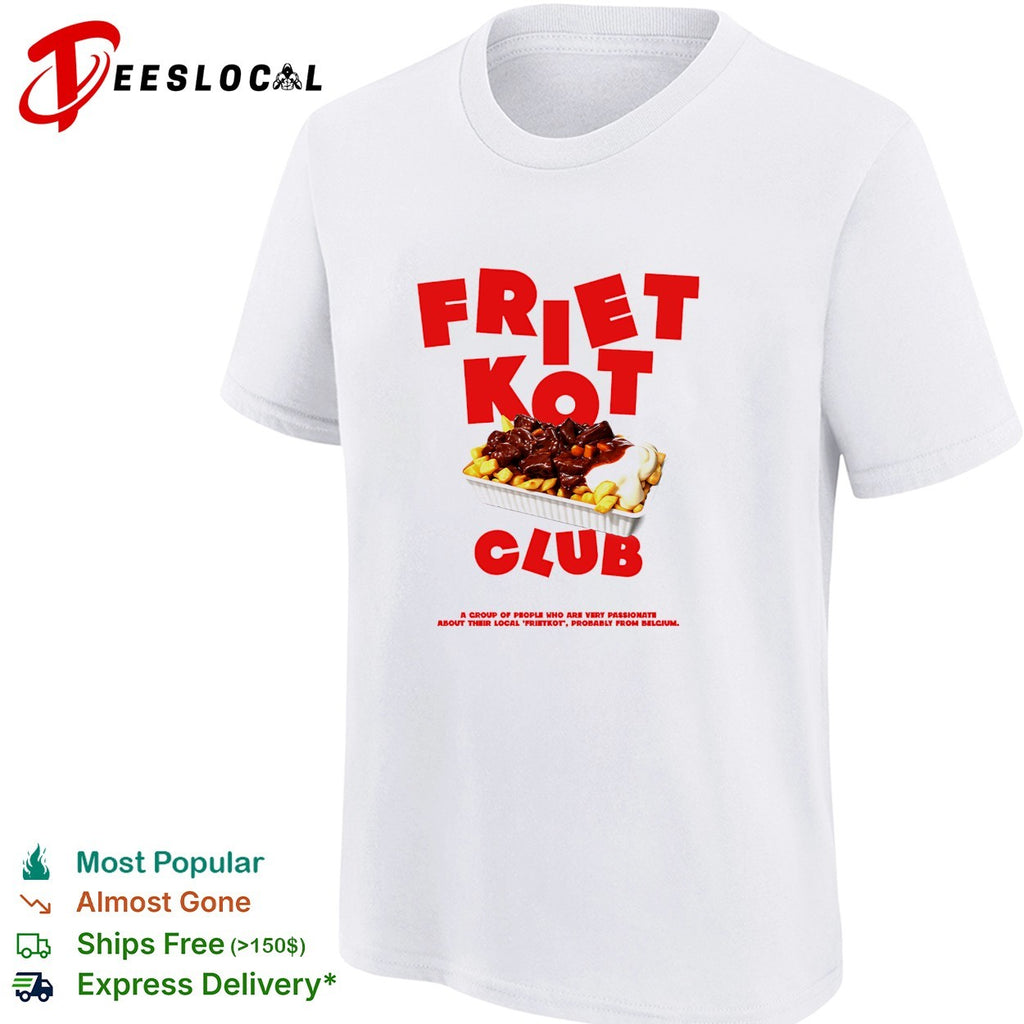 Frietkot Club Belgium fries shirt