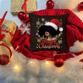 Merry Christmas Girl w/ Fro DTF Transfer ONLY - This is NOT a T Shirt Hoodie, Sweatshirt | CiraTrend.com