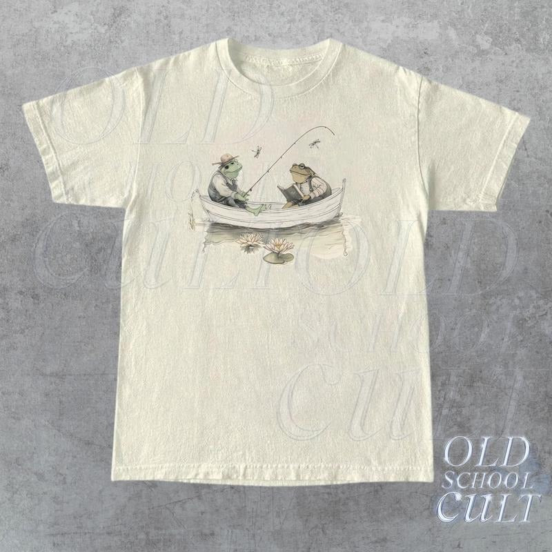 Frog 90s Vintage Graphic Shirt, Retro Toad Tee, Nature Shirt, 2000s Frog T-Shirt, Book Lovers Shirt, Vintage Unisex...