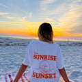 From Sunrise to Sunset Shirt, oversizzed beach shirt, Comfort Cotton Womenswear Fabric Top Oversized Underwear Women...