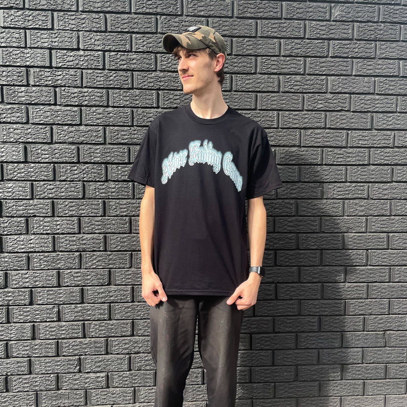 "Blue Fire Logo" T-Shirt