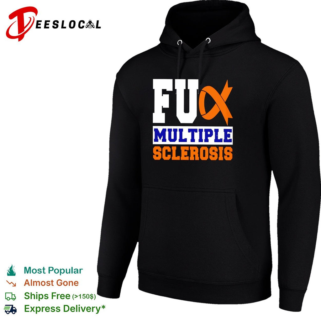 Fuck multiple sclerosis awareness ribbon shirt