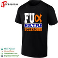 Fuck multiple sclerosis awareness ribbon shirt