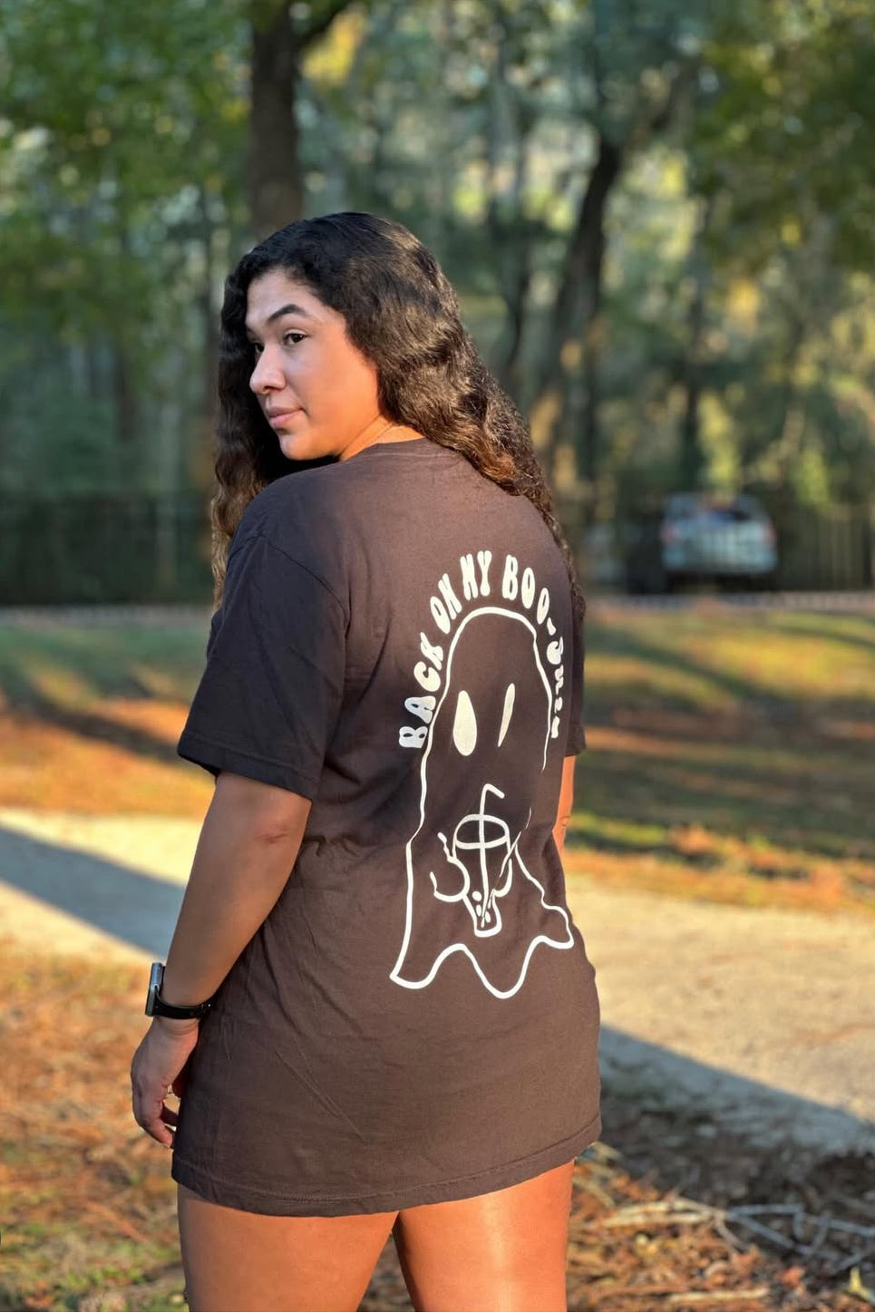 Back on my Boo Shit Graphic Tee Shirt Black Hoodie, Sweatshirt | CiraTrend.com (Image 2)