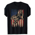 Fun American Flag Motocross Dirt Bike Enthusiast T-Shirt - USA Flag Design Made in USA Hoodie, Sweatshirt | CiraTrend.com
