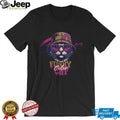 Funky Cat Retro 90s Style Bucket Hat and Sunglasses Aesthetic T Shirt