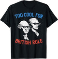 Funny 4th of July Shirts For Men, British Rule Funny Washington Hamilton 4th Of July T-Shirt Menswear Top Casual Cotton...