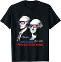 Funny 4th of July Shirts For Men, Too Cool For British Rule Washington 4th of July Funny T-Shirt Menswear Top Casual...