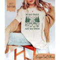 No Bad Trails Just Bad Knees Shirt / Funny Hiking Shirt / Nature Lover Shirt / Family Camping Shirt / Vacation Shirt /...