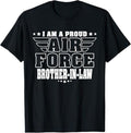 Funny Brother in Law Shirts, Gift For Brother, Proud Air Force Brother-In-Law - Pride Military Bro-In-Law T-Shirt