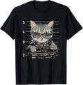 Funny Cat Shirts, I Do What I Want Funny Cat Scratched Everything T-Shirt - Menswear Top Hoodie, Sweatshirt | CiraTrend.com