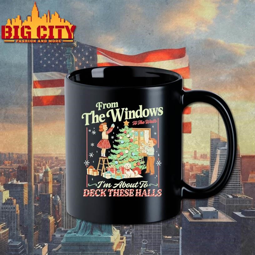 Funny Christmas From The Windows To The Walls 2025 Shirt