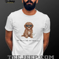 Funny Cockapoo Dog With Martini Sunglasses Sassy Quote Tee