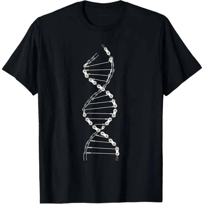 Funny DNA Cycling Bicycle Chain Mountain Bike Lovers Outfit T-Shirt Made in USA Hoodie, Sweatshirt | CiraTrend.com