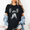 Funny Deadlift Raccoon Meme Oversized Tshirt, gym pump cover, workout t-shirt, trash panda tees,raccoon lover gift Top...