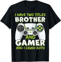 Funny Gamer Shirts, Special Gifts For Gamers, Funny Gaming Boys Girls Men Gamer Video Game T-Shirt Menswear Casual...