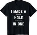 Funny Golf Shirts For Men Women, Hole In One Golf Gag Gifts T-Shirt Menswear Top Love Medium Underwear Tshirt Hoodie,...
