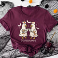Funny Goosebumps Nurse Ducks Halloween T-Shirt | Cute Spooky Ghost Goose Tee Hoodie, Sweatshirt | CiraTrend.com