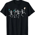 Funny Halloween Shirts For Men, Funny Nurse Skeleton, Halloween Healthcare Crew, Skeleton T-Shirt Menswear