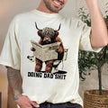 Funny Highland Cow Doing Dad Sh!t Shirt, Fathers Day Shirt, Gift For Dad Hoodie, Sweatshirt | CiraTrend.com