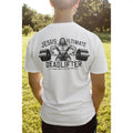 Funny Jesus Shirt For Men, Jesus The Ultimate Deadlifter, Funny Gym Gift For Fitness Lover, Christian Men Tee,...