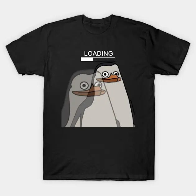 Funny Meme Shirt, Loading Penguin. Tee, Gift Unisex T-Shirt Hoodie, Sweatshirt | CiraTrend.com