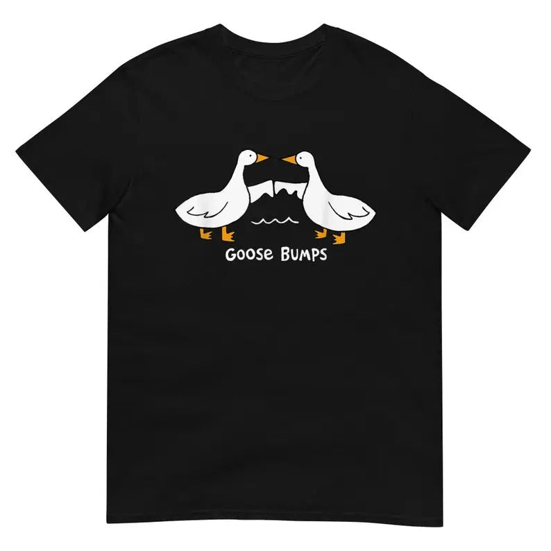Funny Meme Shirt, Silly Goose Goose Bumps Tee, Gift Unisex T-Shirt Hoodie, Sweatshirt | CiraTrend.com