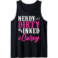 Funny Nerdy Dirty Inked & Curvy Gift Cool Inked Tattoo Lover Tank Top MADE IN USA T-Shirts, Hoodie, Sweatshirt