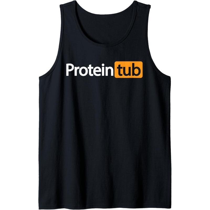 Funny Protein Tub Fun Adult Humor Joke Workout Fitness Gym Tank Top Made in USA T-Shirts, Hoodie, Sweatshirt | CiraTrend.com