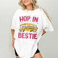 Funny Struggle Bus Comfort Colors Shirt, Funny Hop In Bestie Tee, Mom Life T-shirt, Funny Teacher's Clothing Hoodie,...