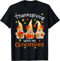 Funny Thanksgiving Shirts, Funny Thanksgiving Shirts for Women Gnome - Gnomies Lover T-Shirt