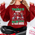 Funny There's Some Ho Ho Ho's In This House Christmas Sweatshirt, Friends Horror Christmas Shirt, Funny Christmas...