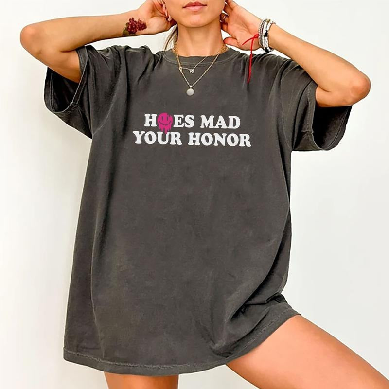 Funny Your Honor Shirt, Funny Women Tee, Funny Saying Shirt for Girls, Comfy Oversized Graphic Tee, Cotton Fabric Comfort...