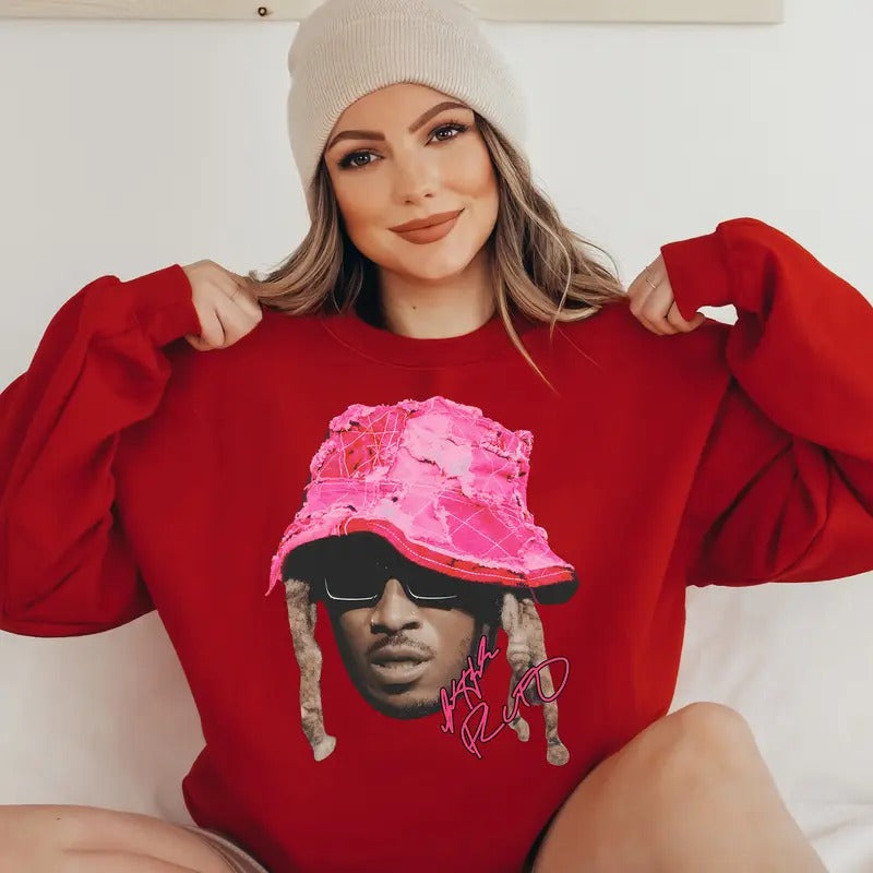 Futureee Big Face Pink Bucket Rap Sweatshirt - Iconic Apparel for True Music Fans T-Shirts, Hoodie | CiraTrend.com