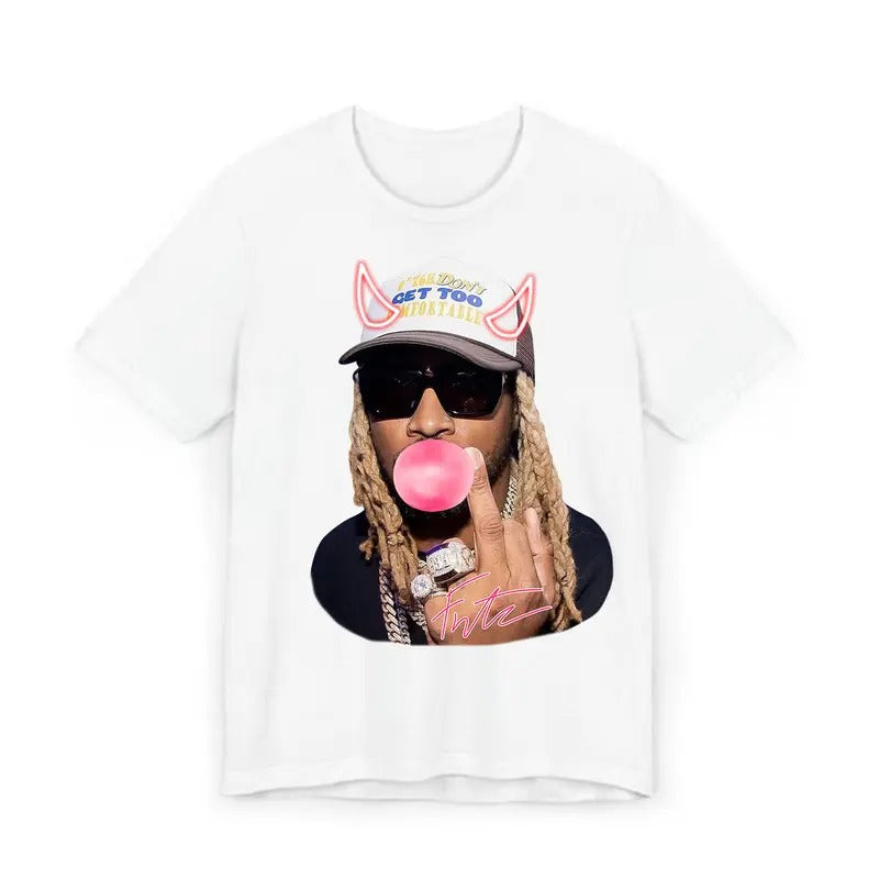 Futureee Halloween Bubblegum Big Face Rap Tee - Must-Have Graphic Design Shirt Hoodie, Sweatshirt | CiraTrend.com