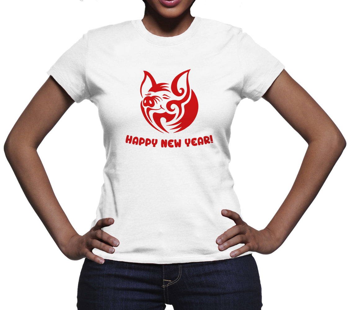 Year of the Pig Shirt Happy New Year 2019 Year of the Pig T-Shirts