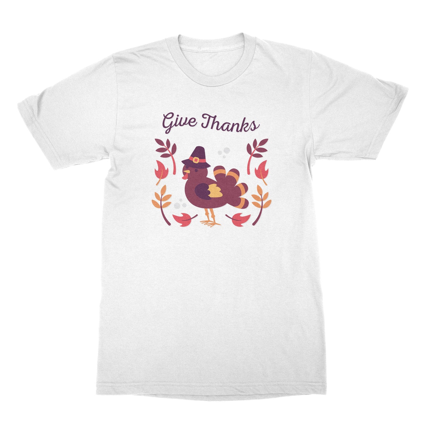 Give Thanks Shirt Thanksgiving Tshirt Happy Turkey Day Shirt