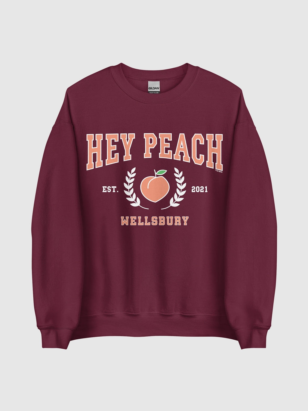 Ginny & Georgia Hey Peach Crewneck Sweatshirt T-Shirts, Hoodie | CiraTrend.com (Image 1)