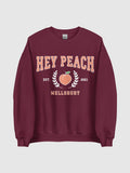 Ginny & Georgia Hey Peach Crewneck Sweatshirt T-Shirts, Hoodie | CiraTrend.com (Image 1)