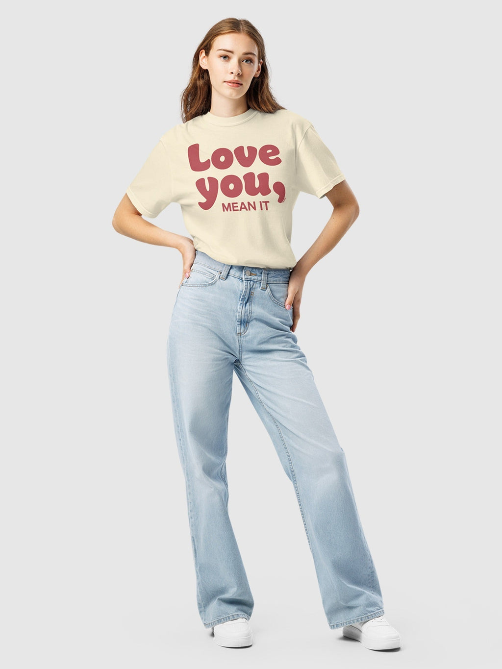 Ginny & Georgia Love You, Mean It Comfort Colors T-Shirt Hoodie, Sweatshirt | CiraTrend.com (Image 2)