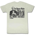 Godfather Mens S/S T-Shirt - An Offer - Solid Natural Hoodie, Sweatshirt | CiraTrend.com