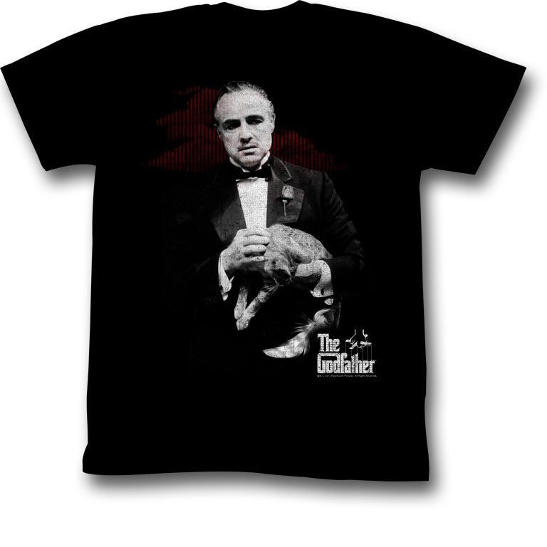 Godfather Mens S/S T-Shirt - Contemplation - Solid Black Hoodie, Sweatshirt | CiraTrend.com