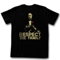 Godfather Mens S/S T-Shirt - Respect - Solid Black Hoodie, Sweatshirt | CiraTrend.com