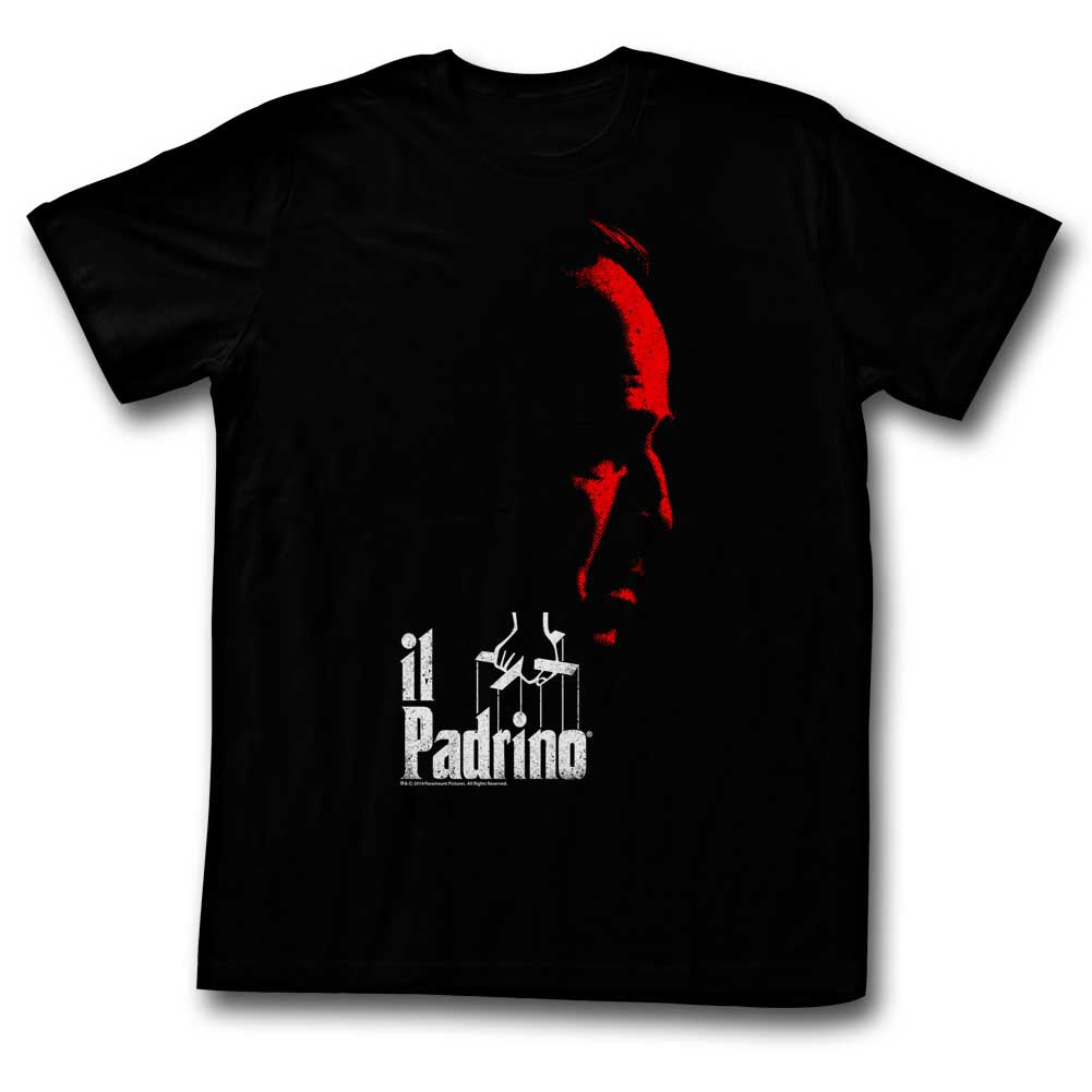Godfather Mens S/S T-Shirt - Red And White - Solid Black Hoodie, Sweatshirt | CiraTrend.com