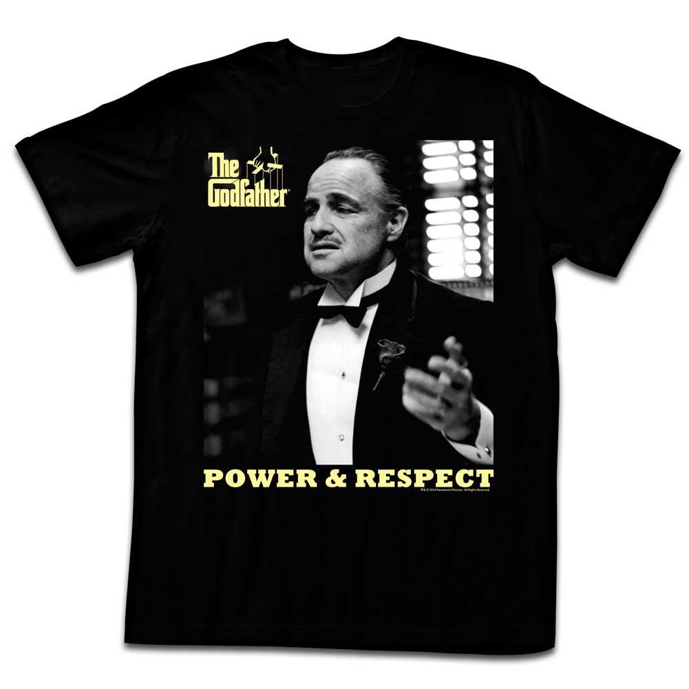 Godfather Mens S/S T-Shirt - Powspect - Solid Black Hoodie, Sweatshirt | CiraTrend.com