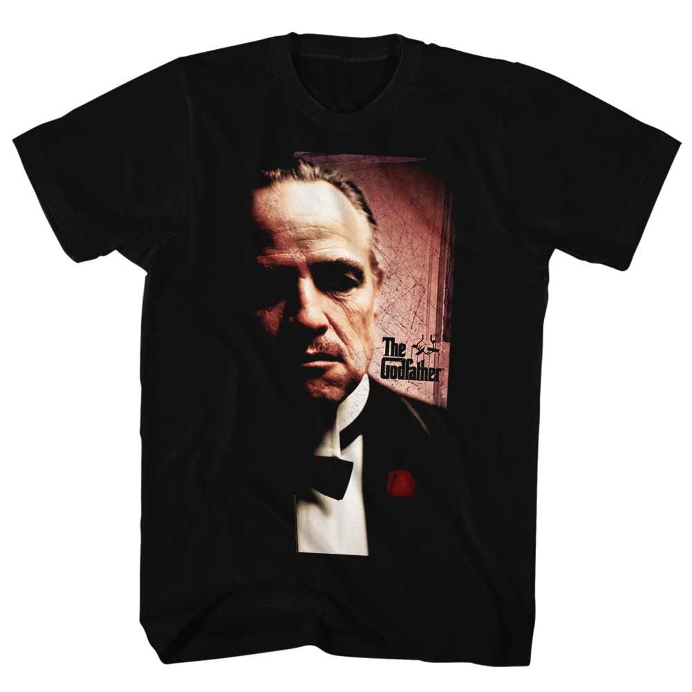 Godfather Mens S/S T-Shirt - The Don - Solid Black Hoodie, Sweatshirt | CiraTrend.com